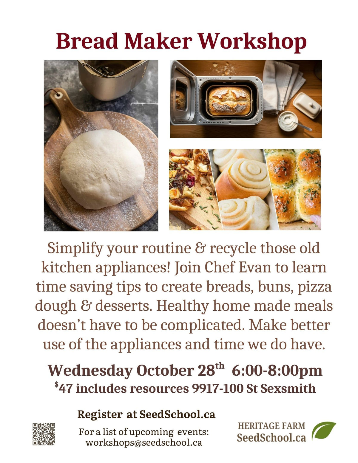 Bread Maker Workshop