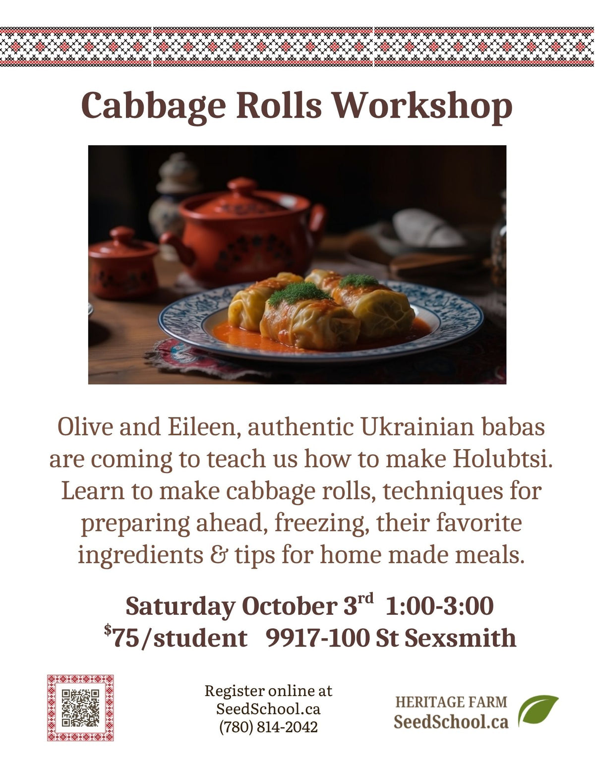 Cabbage Roll Workshop