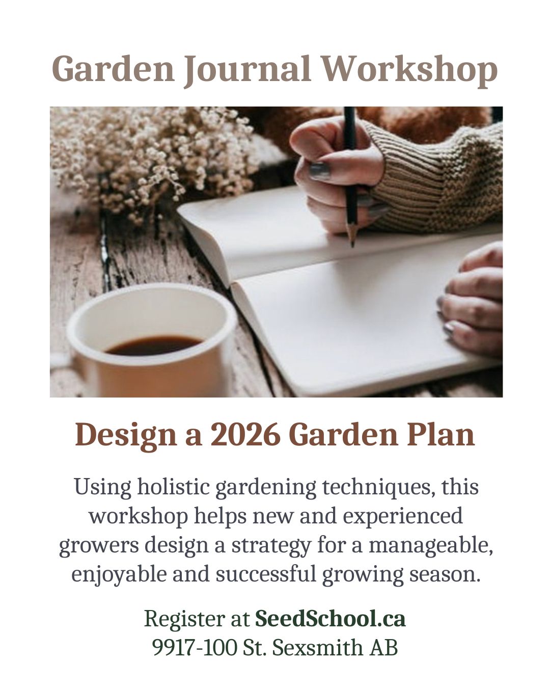 Garden Journal Workshop
