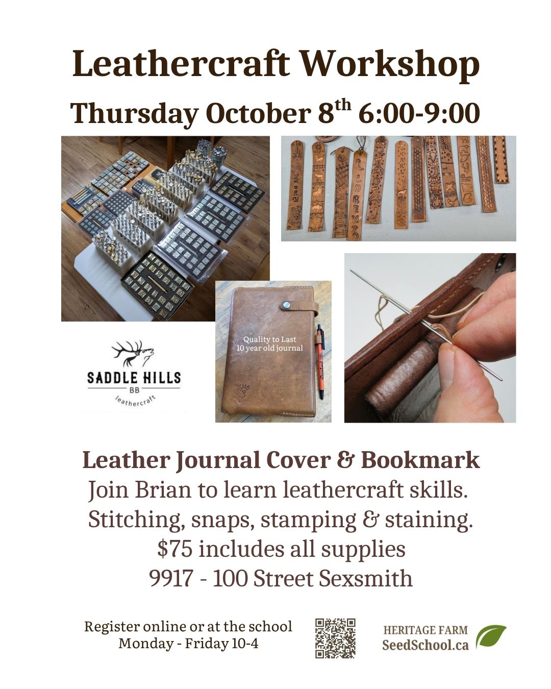 Leather Journal Workshop