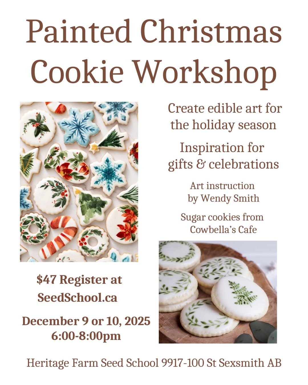 Christmas Cookie Painting Workshop