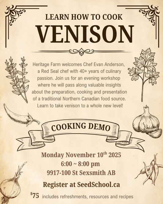 Venison Cooking Class with Evan